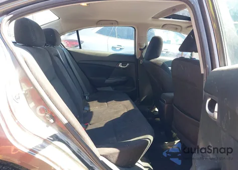 2013 Honda Civic Ex из США, поврежденный, VIN 2HGFB2F85DH500087